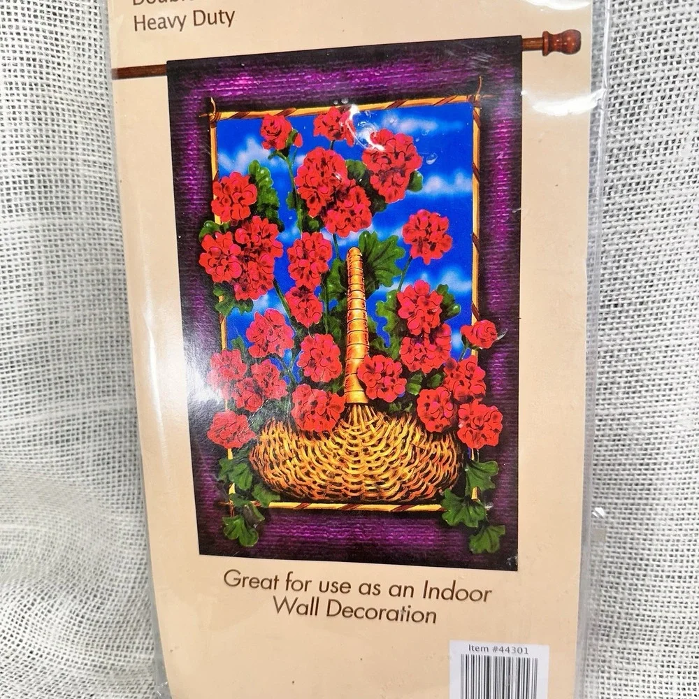 Art Reflections Floral Garden Banner 25x38‎ Double Sided Michaels Exclusive
